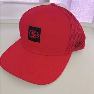 New Era San Francisco 49ers Shanahan Square Trucker 9FIFTY Men's Snapback Hat